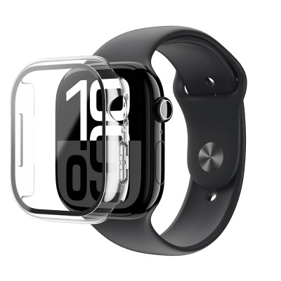 Apple Watch 10 42mm Amazingthing Radix Minimal FullGuard Sert PC Kasa ve Ekran Koruyucu