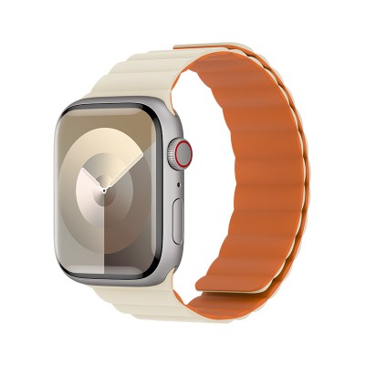 Apple Watch 10 42mm Benks Magnetic Snap On Silicone Strap - 4