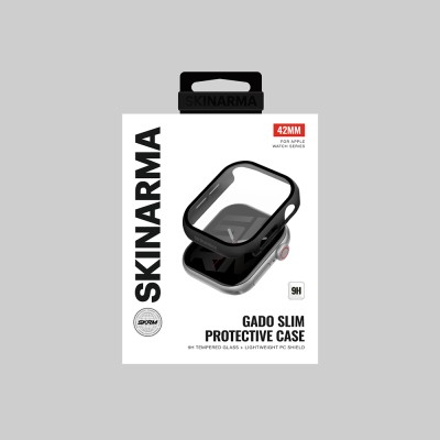 Apple Watch 10 42mm Skinarma Gado Sert Silikon Kasa ve Ekran Koruyucu - 4