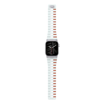 Apple Watch 10 42mm Skinarma Gemini Serisi TPU Magnetik Silikon Kordon - 5