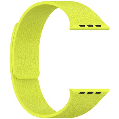 Apple Watch 10 42mm Zore KRD-136 Embossed Patterned Silicone Band - 13