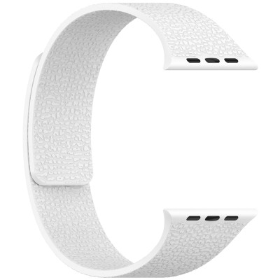 Apple Watch 10 42mm Zore KRD-136 Embossed Patterned Silicone Band - 14