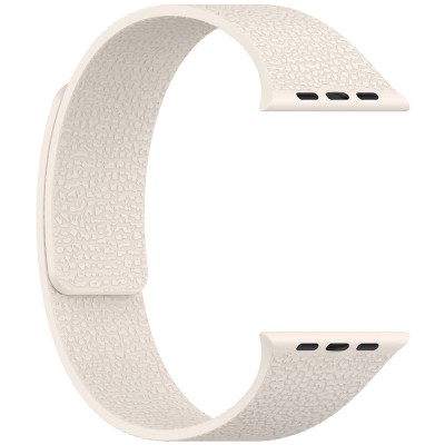 Apple Watch 10 42mm Zore KRD-136 Embossed Patterned Silicone Band - 19