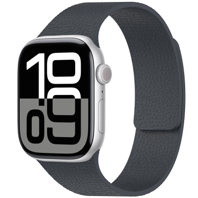 Apple Watch 10 42mm Zore KRD-136 Kabartma Desenli Silikon Kordon - Zore