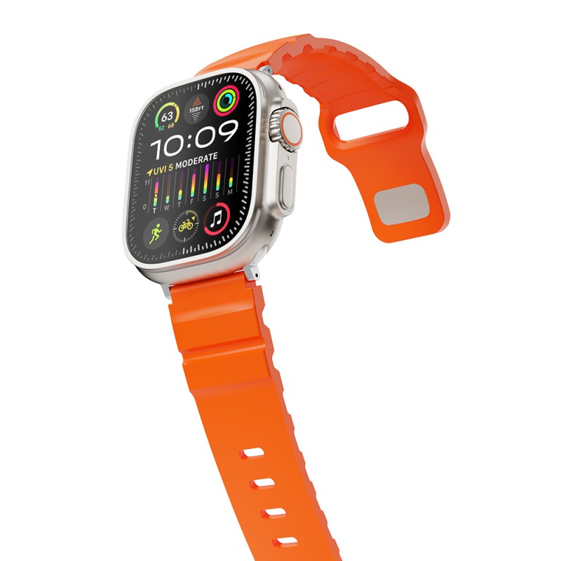Apple Watch 10 42mm Zore KRD-143 Silikon Kordon - 12