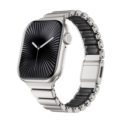 Apple Watch 10 42mm Zore KRD-149 Metal Silikon Kordon - 2