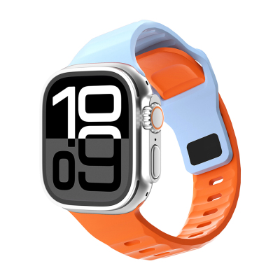 Apple Watch 10 42mm Zore KRD-160 Silikon Kordon Strap Kayış - Zore