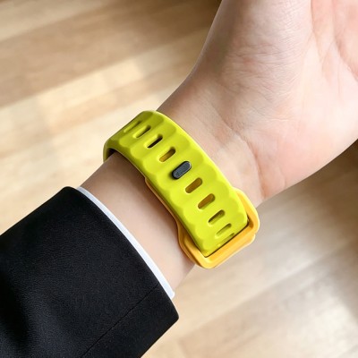 Apple Watch 10 42mm Zore KRD-160 Silikon Kordon Strap Kayış - 19