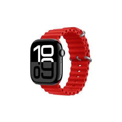 Apple Watch 10 42mm Zore KRD-75 Silicone Band Red