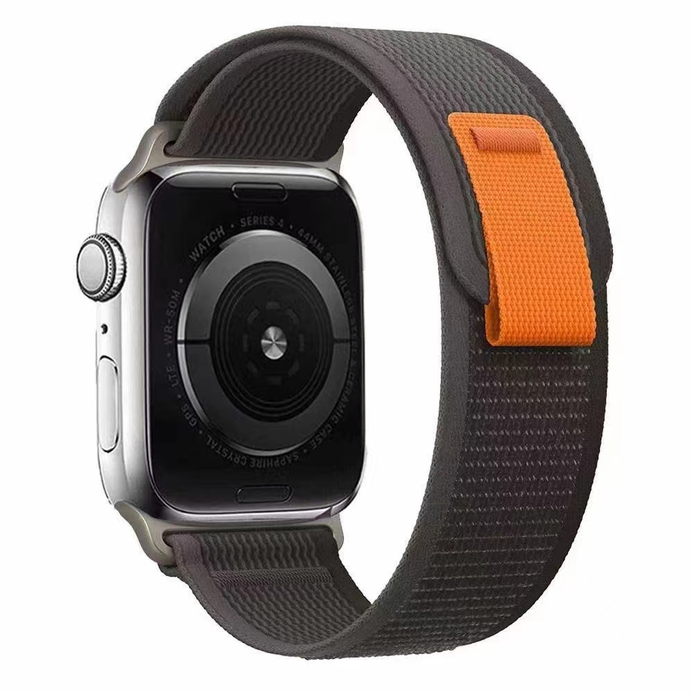 Apple Watch 10 42mm Zore KRD-77 Hasır Kordon - Siyah
