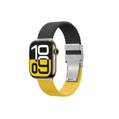 Apple Watch 10 46mm Amazingthing Glamour Blend Hasır Kordon - Amazingthing