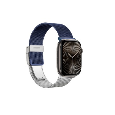 Apple Watch 10 46mm Amazingthing Omni StyleFlip Metal Hasır Kordon - 11
