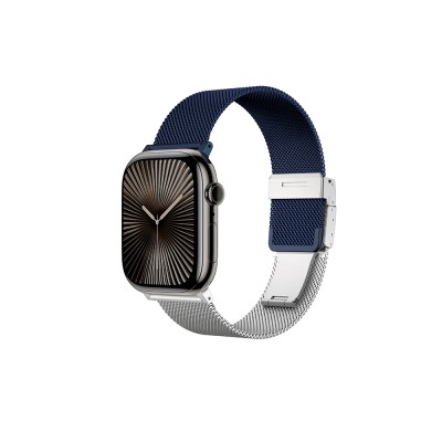 Apple Watch 10 46mm Amazingthing Omni StyleFlip Metal Hasır Kordon - 4
