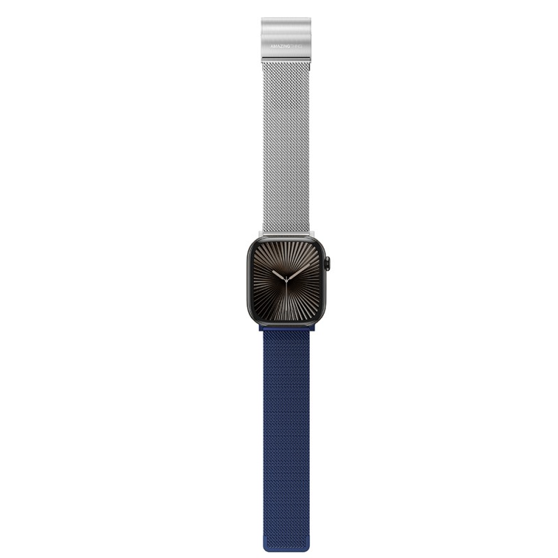 Apple Watch 10 46mm AmazingThing Omni Styleflip Metal Matter Cord - 12