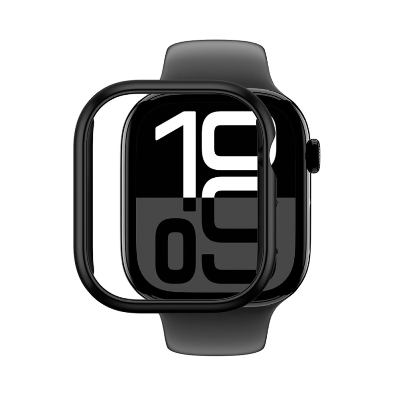 Apple Watch 10 46mm Amazingthing Radix Minimal FrameLite Hard PC Case Protector - 8