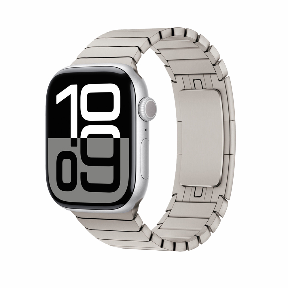Apple Watch 10 46mm KRD-35 Metal Kordon - Titanyum