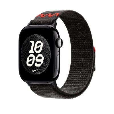 Apple Watch 10 46mm KRD-91 Mesh Band Strap Strap Midnight Black
