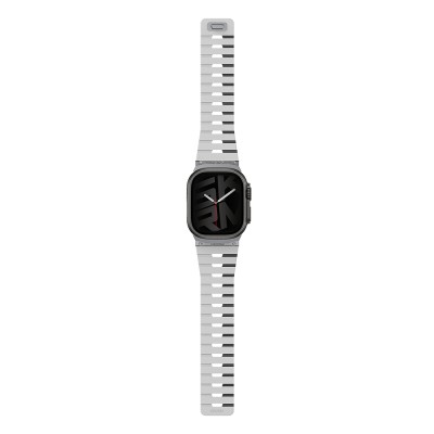 Apple Watch 10 46mm Skinarma Gemini Serisi TPU Magnetik Silikon Kordon - 8
