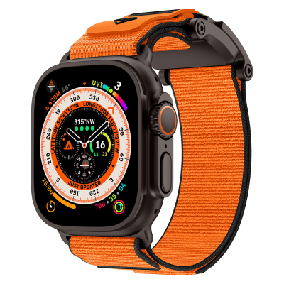 Apple Watch 10 46mm Zore KRD-154 Nylon Mesh Strap - Zore