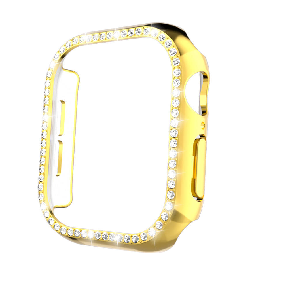 Apple Watch 10 46mm Zore Watch Gard 05 Sert PC Koruyucu - Gold