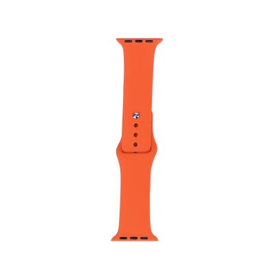 Apple Watch 38mm Band Series Classic Band Silicone Strap Strap Fesh Orange