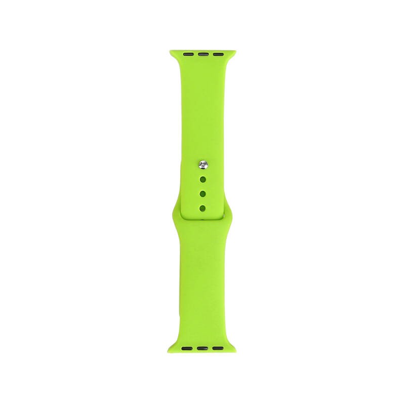 Apple Watch 38mm Band Serisi Klasik Kordon Silikon Strap Kayış - 10