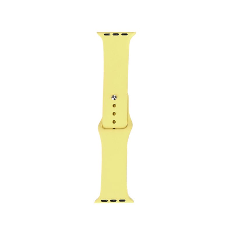 Apple Watch 38mm Band Serisi Klasik Kordon Silikon Strap Kayış - 14