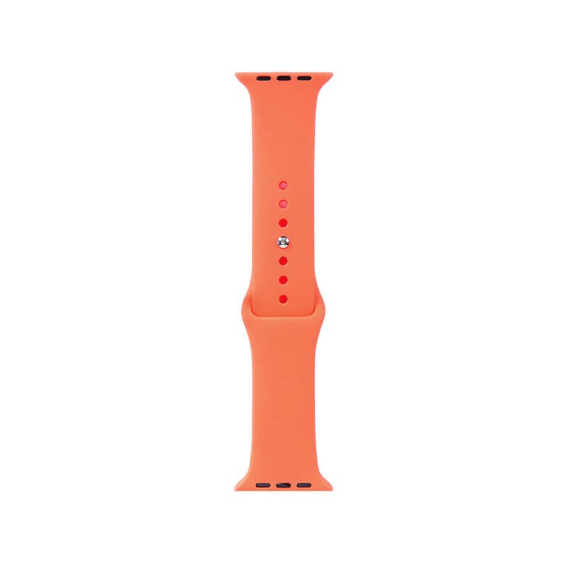 Apple Watch 38mm Band Serisi Klasik Kordon Silikon Strap Kayış - 43