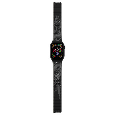 Apple Watch 38mm Band Youngkit Technological Magnetic Plug-in Silicone Strap - Youngkit