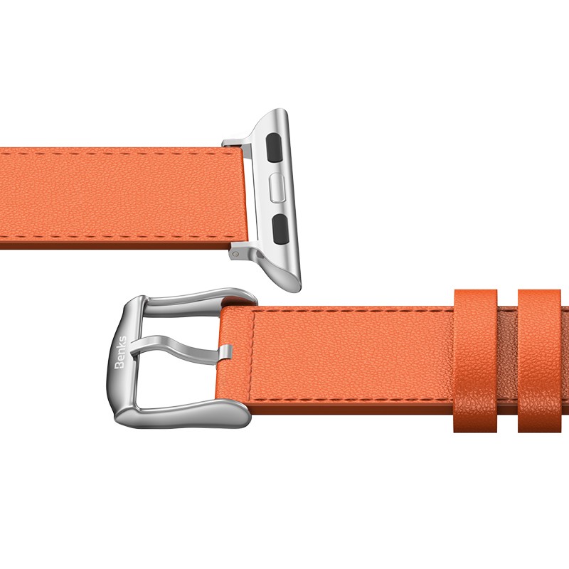 Apple Watch 38mm Benks Vintage Genuine Leather Series Leather Band Strap - 8