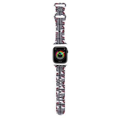 Apple Watch 38mm Hello Kitty Orjinal Lisanslı Çizgiler & Kitty Silikon Kordon - 2
