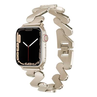 ​​​Apple Watch 38mm Kordon KRD-80 Metal Strap Kayış - Zore