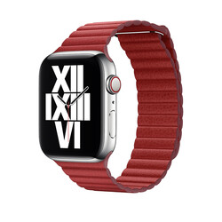 Apple Watch 38mm KRD-09 Deri Lop Kordon - Zore