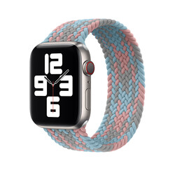 Apple Watch 38mm Wiwu Braided Solo Loop Contrast Color Medium Band - Wiwu