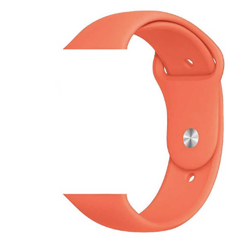 Apple Watch 38mm Zore Klasik Kordon - Açık Turuncu
