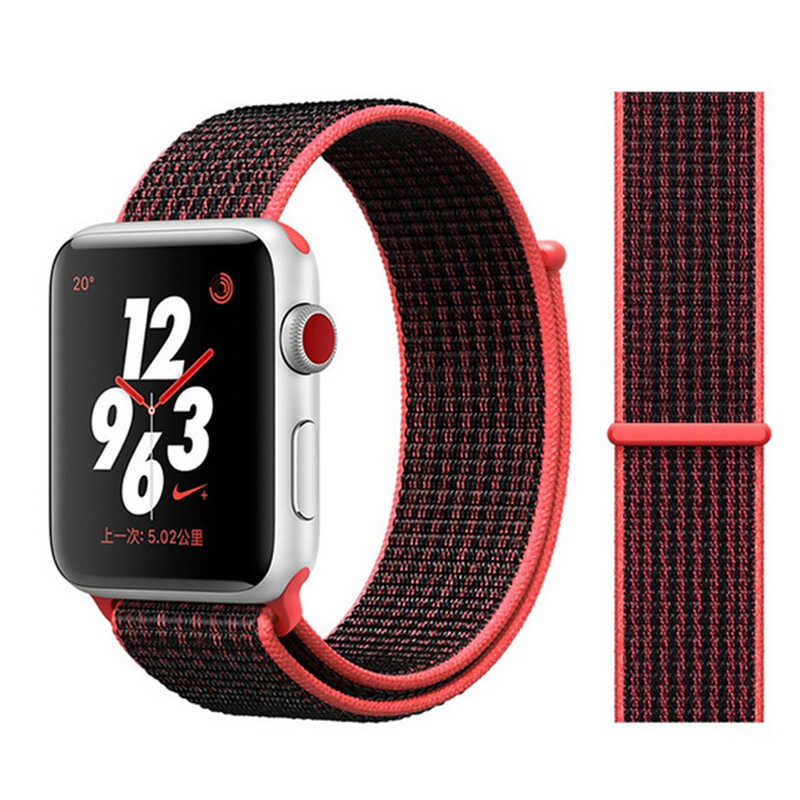 Apple Watch 38mm Zore KRD-03 Hasır Kordon - NO10