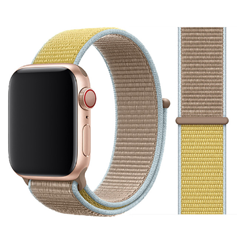 Apple Watch 38mm Zore KRD-03 Hasır Kordon - NO48