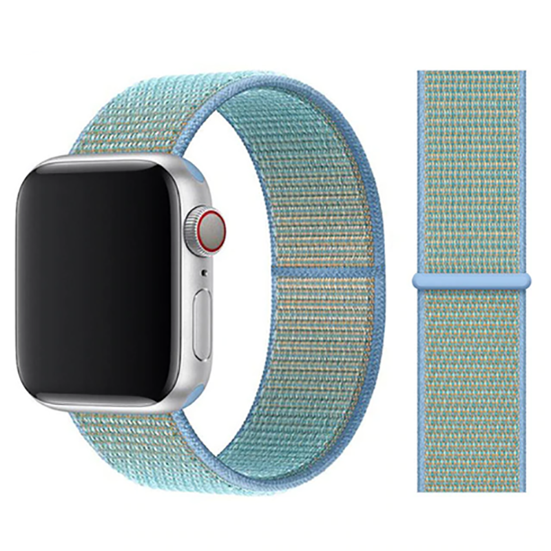 Apple Watch 38mm Zore KRD-03 Hasır Kordon - 42-Corn Flower