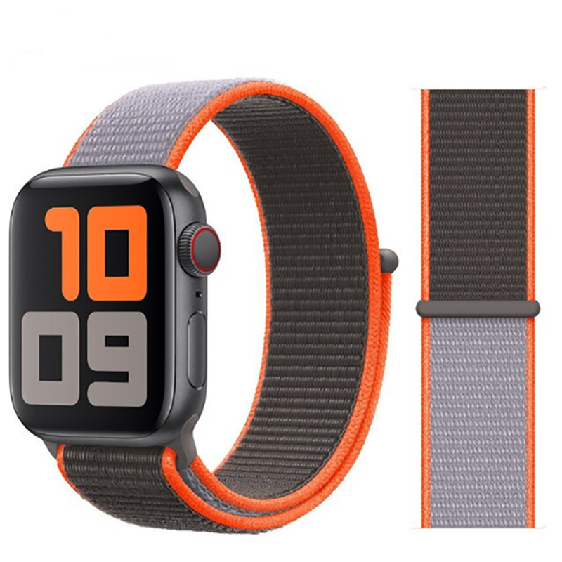 Apple Watch 38mm Zore KRD-03 Hasır Kordon - 54-Vitamin C