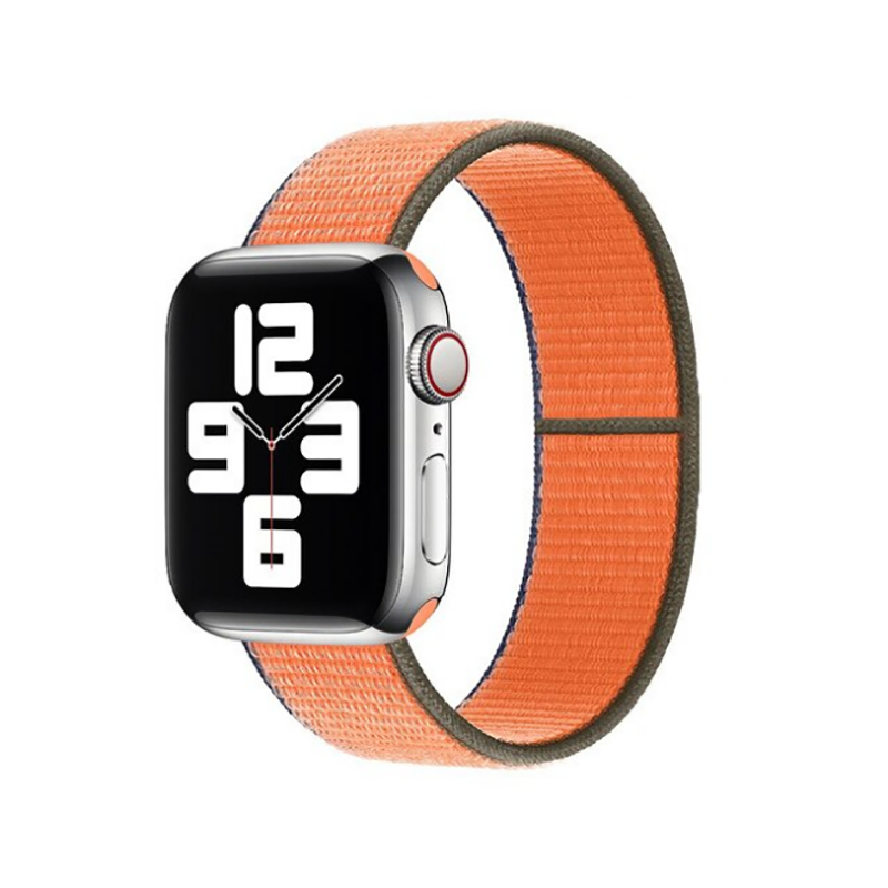 Apple Watch 38mm Zore KRD-03 Hasır Kordon - 70-Kumquat