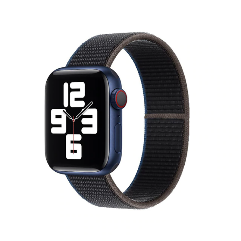Apple Watch 38mm Zore KRD-03 Hasır Kordon - 65-Charcoal