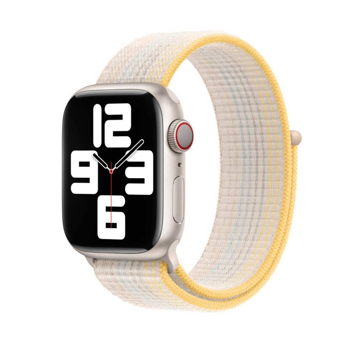 Apple Watch 38mm Zore KRD-03 Hasır Kordon - Starlight
