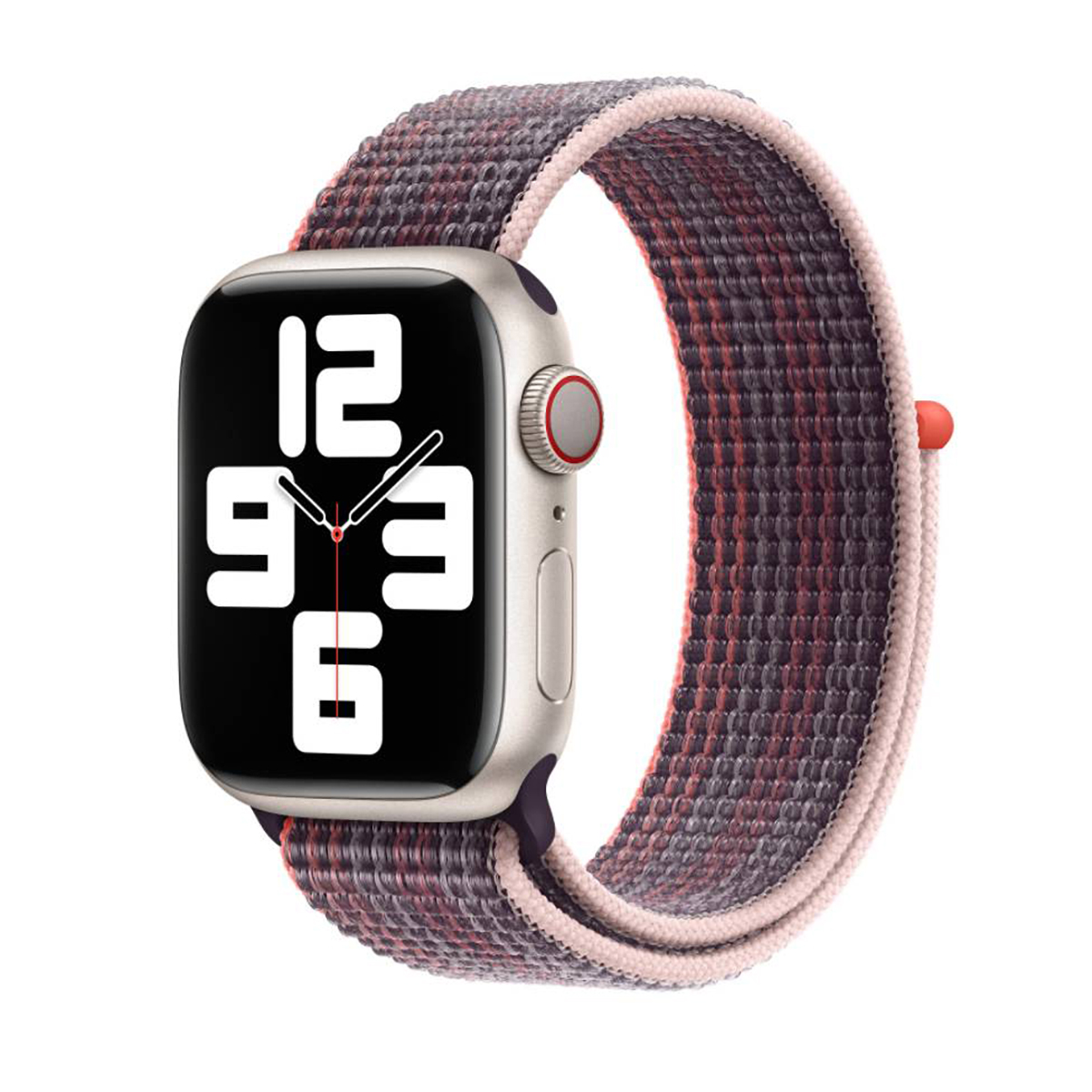 Apple Watch 38mm Zore KRD-03 Hasır Kordon - Elder Berry