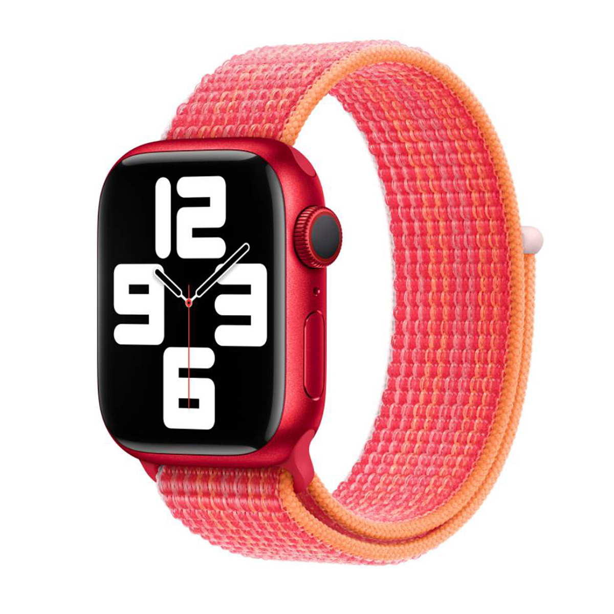 Apple Watch 38mm Zore KRD-03 Hasır Kordon - Stripe Red