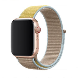 Apple Watch 38mm Zore KRD-03 Hasır Kordon - Zore