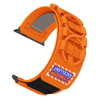 Apple Watch 38mm Zore KRD-112 Orbital Örgülü Halat Tasarımlı Naylon Kumaş Hasır Kordon - Zore