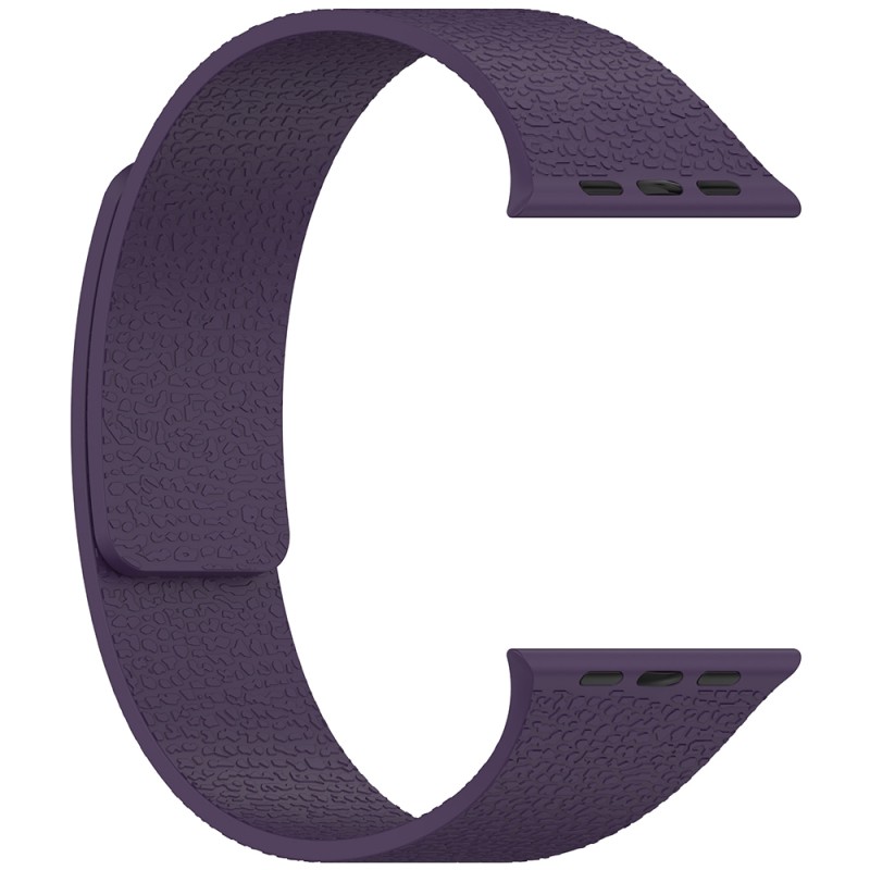 Apple Watch 38mm Zore KRD-136 Embossed Patterned Silicone Band - 16