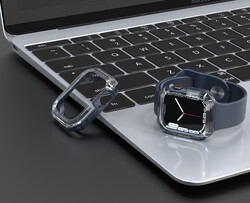 Apple Watch 38mm Zore Watch Gard 08 Sert PC + Silikon Koruyucu - Thumbnail