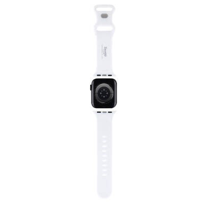 Apple Watch 40mm Hello Kitty Orjinal Lisanslı Fiyonklar & Çizgiler Silikon Kordon - 2