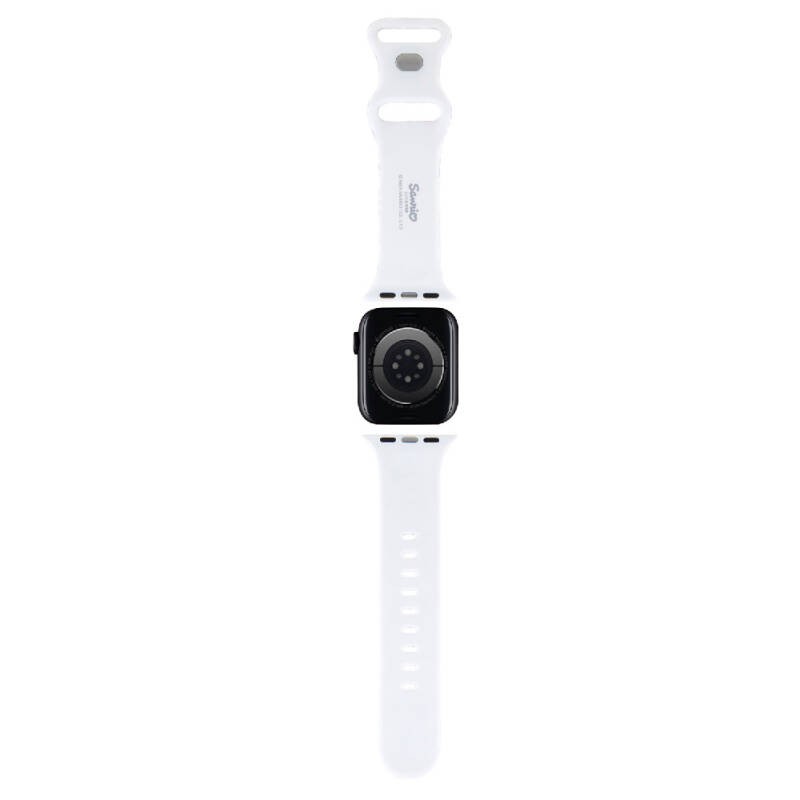 Apple Watch 40mm Hello Kitty Orjinal Lisanslı Fiyonklar & Çizgiler Silikon Kordon - 2